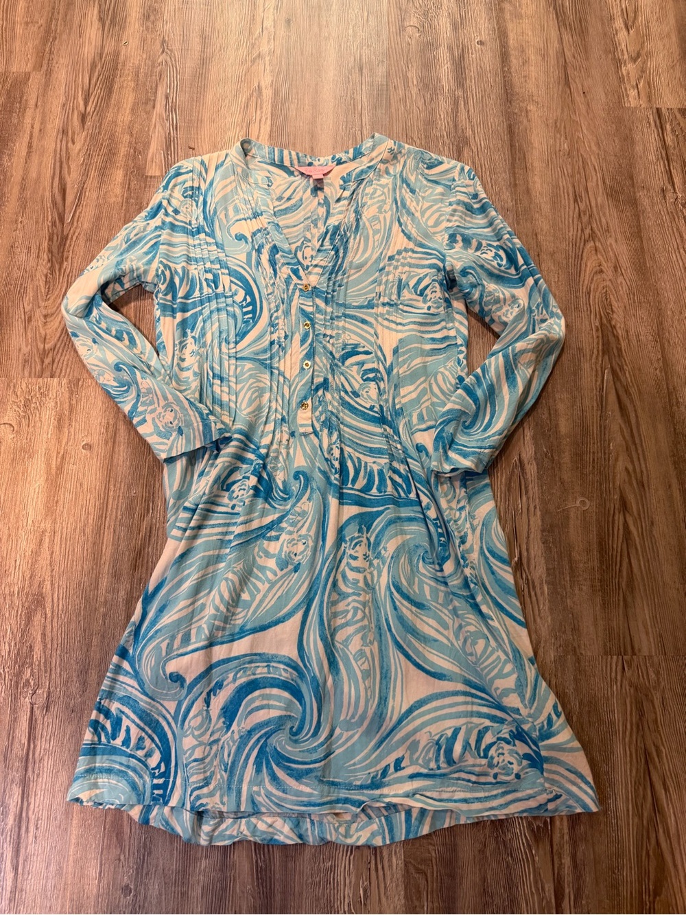 Lily Pulitzer Sarasota dress “Sea Ruffles” pattern size small